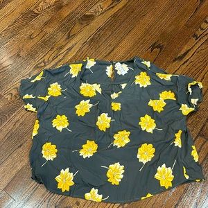 Madewell Floral Blouse XS